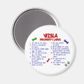 VIZSLA Eigendomswetgeving 2 Magneet (Voorkant / Achterkant)