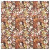 Vizsla en Autumn-bladeren Stof (Swatch)