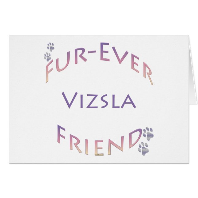 Vizsla Furever Vriend (Voorkant Horizontaal)