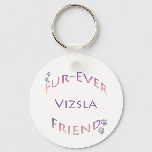 Vizsla Furever Vriend Sleutelhanger (Voorkant)