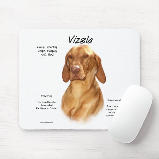 Vizsla Geschiedenis Muismat (Met muis)