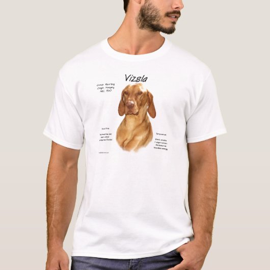 Vizsla Geschiedenis T-shirt (Voorkant)