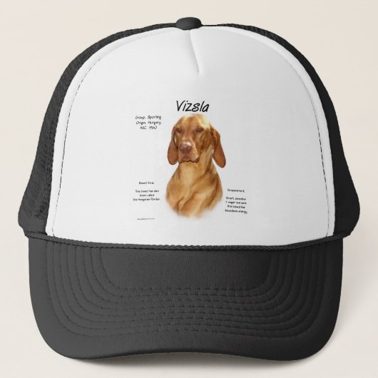 Vizsla Geschiedenis Trucker Pet (Voorkant)