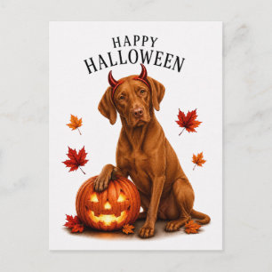 Vizsla Halloween Briefkaart