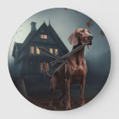 Vizsla Halloween eng Grote Klok (Voorkant)