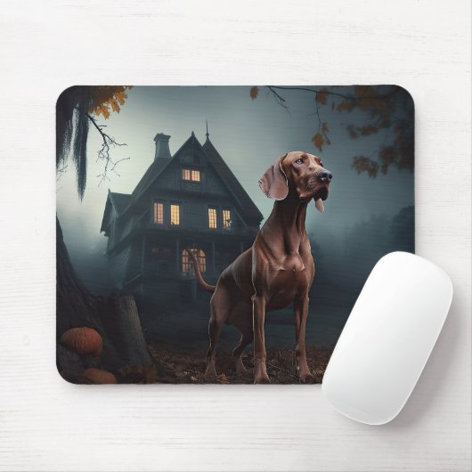 Vizsla Halloween eng Muismat (Met muis)