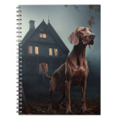 Vizsla Halloween eng Notitieboek (Voorkant)