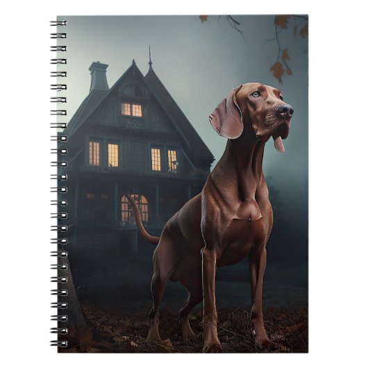 Vizsla Halloween eng Notitieboek (Voorkant)