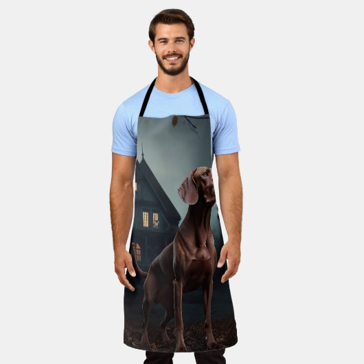 Vizsla Halloween eng Schort (Gedragen)