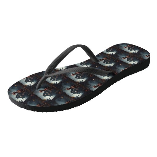 Vizsla Halloween eng Teenslippers (Schuin)