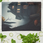 Vizsla Halloween eng Theedoek (Gevouwen)