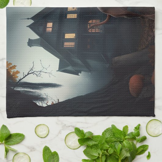 Vizsla Halloween eng Theedoek (Gevouwen)