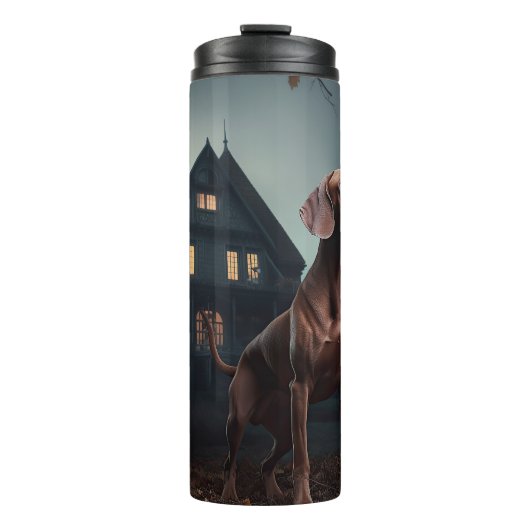 Vizsla Halloween eng Thermosbeker (Voorkant)