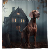 Vizsla Halloween Engverstorend Douchegordijn (Voorkant)