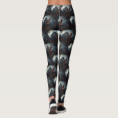 Vizsla Halloween engwekkend Leggings (Achterkant)