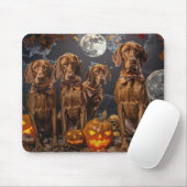 Vizsla Halloween Griezelig Muismat (Met muis)