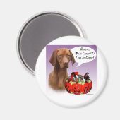 Vizsla Halloween Snoep Magneet (Voorkant / Achterkant)