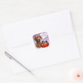 Vizsla Halloween Snoep Ronde Sticker (Envelop)