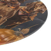 Vizsla Halloween Spoken Snijplank (Hoek)