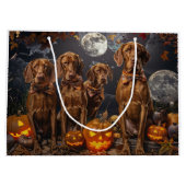 Vizsla Halloween Spooky Groot Cadeauzakje (Achterkant)