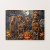 Vizsla Halloween Spooky Legpuzzel (Horizontaal)