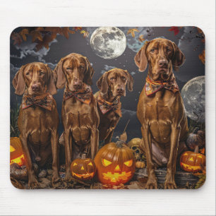 Vizsla Halloween Spooky Muismat