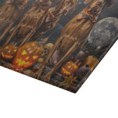 Vizsla Halloween Spooky Snijplank (Hoek)