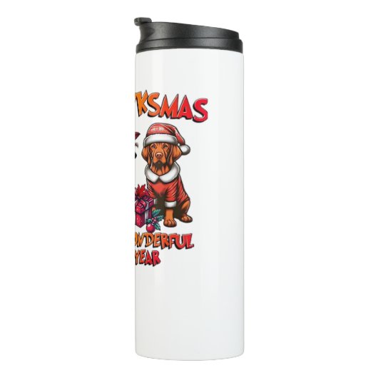 Vizsla Halloween Thanksgiving Christmas Classic T- Thermosbeker (Geroteerd rechts)