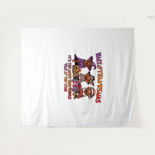 Vizsla Halloween Thanksgiving Christmas Classic T- Wandkleed (Voorkant (horizontaal))