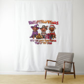 Vizsla Halloween Thanksgiving Christmas Classic T- Wandkleed (In situ)