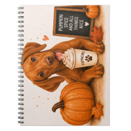 Vizsla Herfst Pompoen Notitieboek