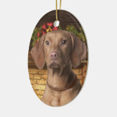 Vizsla Holiday Ornament (Links)