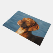 Vizsla hond - Hongaarse hond Deurmat (Schuin)