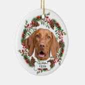 vizsla hond keramisch ornament (Rechts)