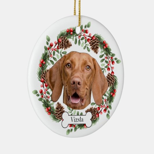 vizsla hond keramisch ornament (Rechts)