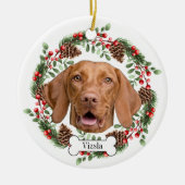 vizsla hond keramisch ornament (Voorkant)