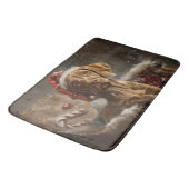 Vizsla Hond Kerstfeest Badmat (Gekanteld)