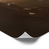 Vizsla Hond Kerstfeest Poster (Hoek)