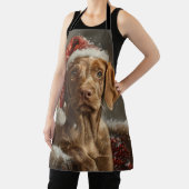 Vizsla Hond Kerstfeest Schort (Insitu)