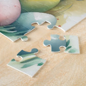 Vizsla Hond met Paaseieren Vakantie Legpuzzel (Zijkant)