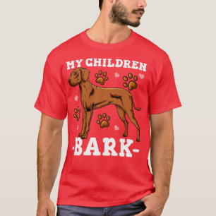 Vizsla Hond Pap Mam T-shirt
