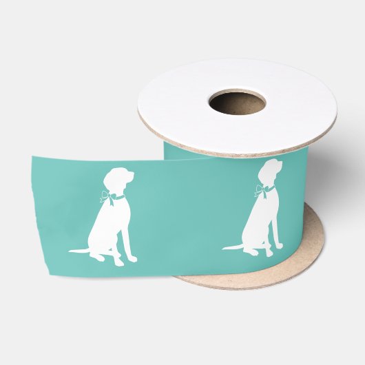 Vizsla Hond Puppy Satijnen Lint (Spoel)