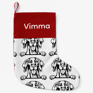 Vizsla hond sokken Gepersonaliseerd hond Sokken - Kleine Kerstsok
