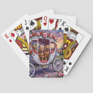 Vizsla Hond Valentijnsdag Pokerkaarten