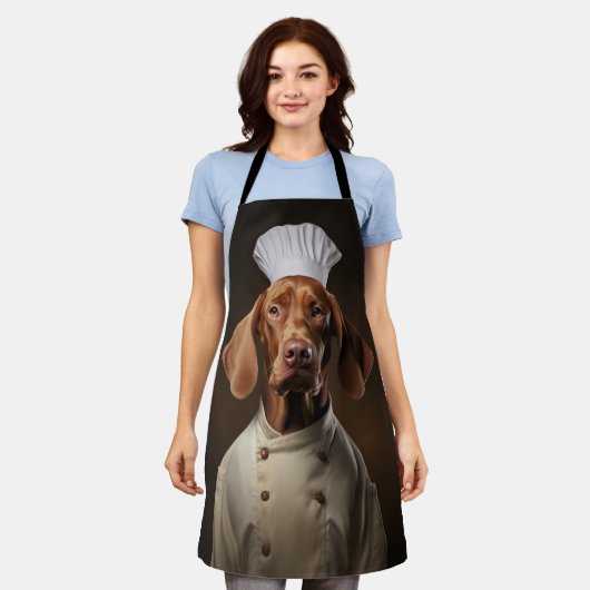 Vizsla Hondenkok Schort (Gedragen)