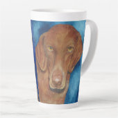 Vizsla Hondenliefhebbers Latte Mok (Rechterhoek)