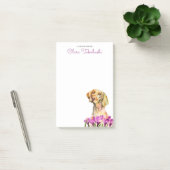 Vizsla Hondenliefhebbers Waterverf | Naam toevoege Post-it® Notes (Kantoor)