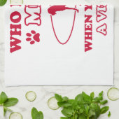 Vizsla hondenras design theedoek (Gevouwen)