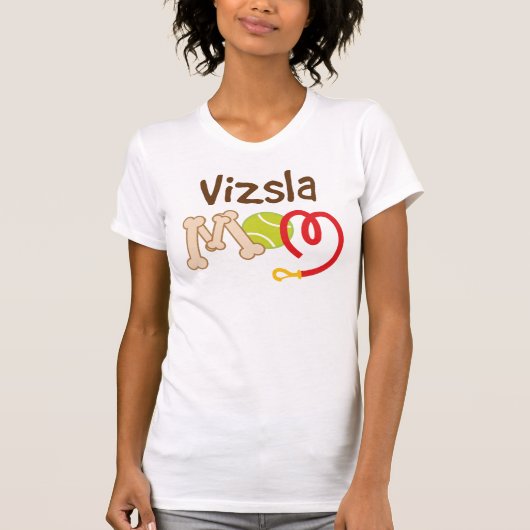 Vizsla Hondenras Mam Gift T-shirt (Voorkant)