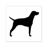 Vizsla Hondenras Silhouette Zelfinktende Stempel (Design)